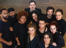 ELENCO DA PEÇA TERROR E MISÉRIA NO TERCEIRO MILÊNIO - IMPROVISANDO UTOPIAS - FOTO BY SERGIO SILVA